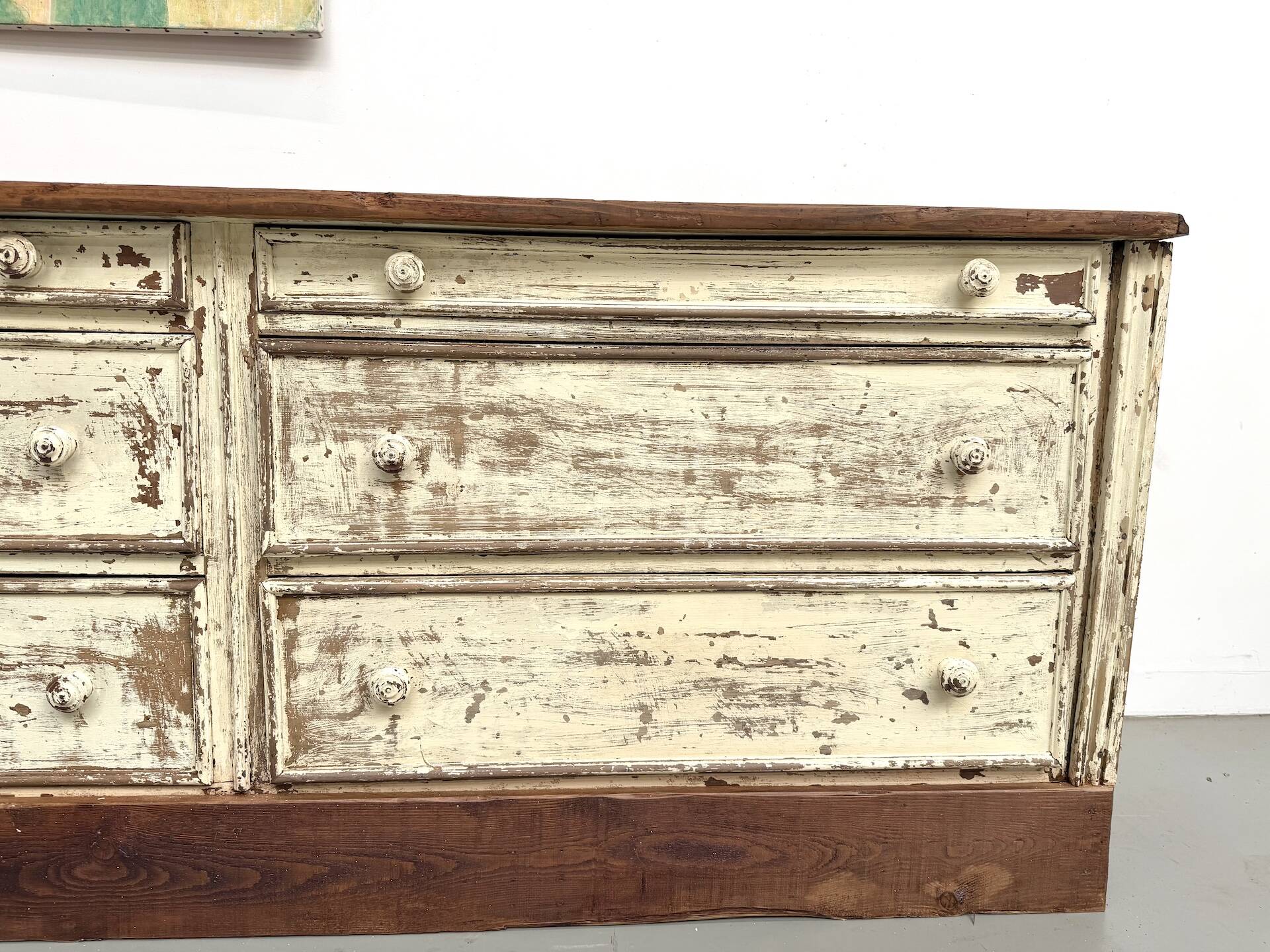 Large antique haberdashery cabinet, circa 1900