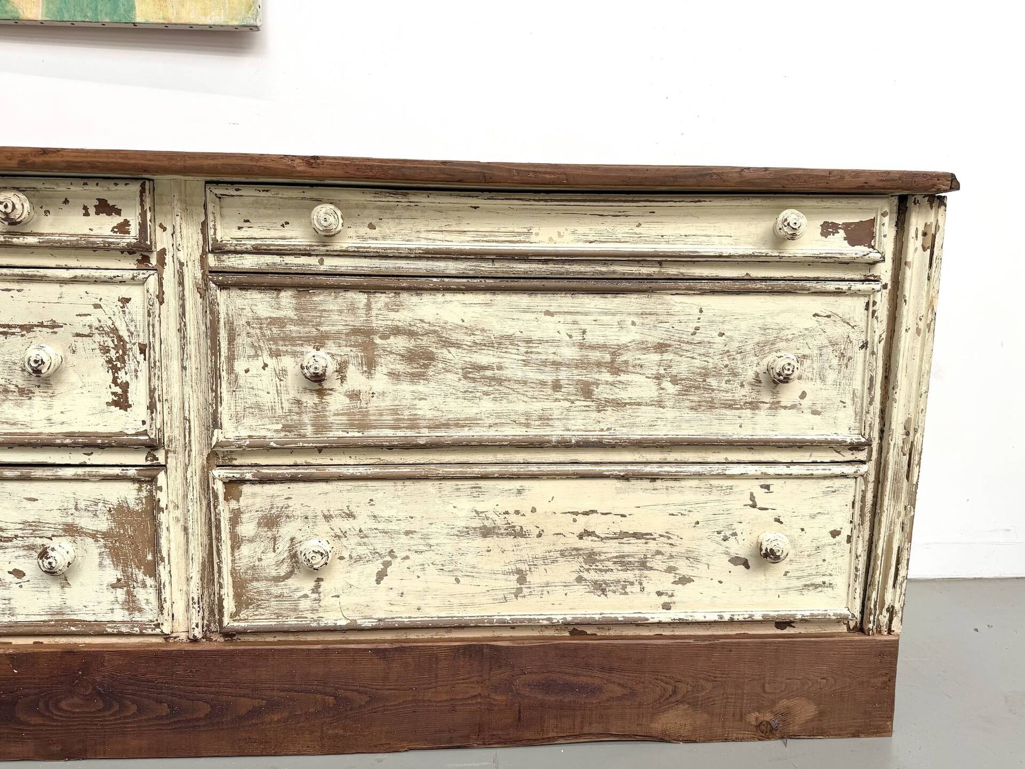 Large antique haberdashery cabinet, circa 1900