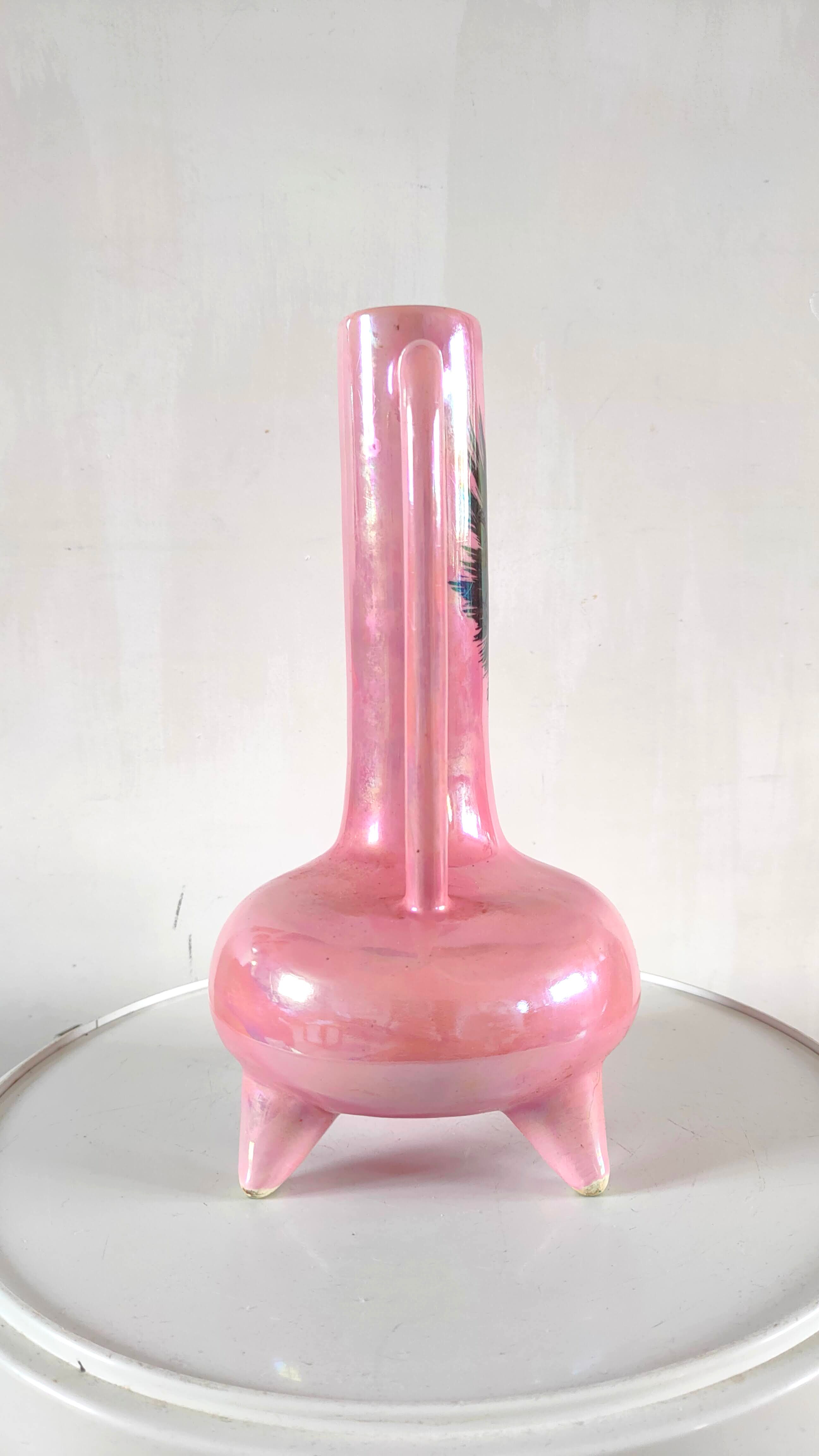 Tripod ceramic vase design 70s