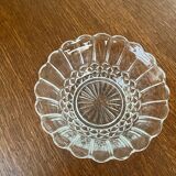 Set of 6 pressed glass bowls with star decoration – vintage
