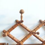 Large accordion coat and hat rack