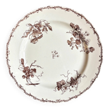 HB & Cie round brown ironstone dish