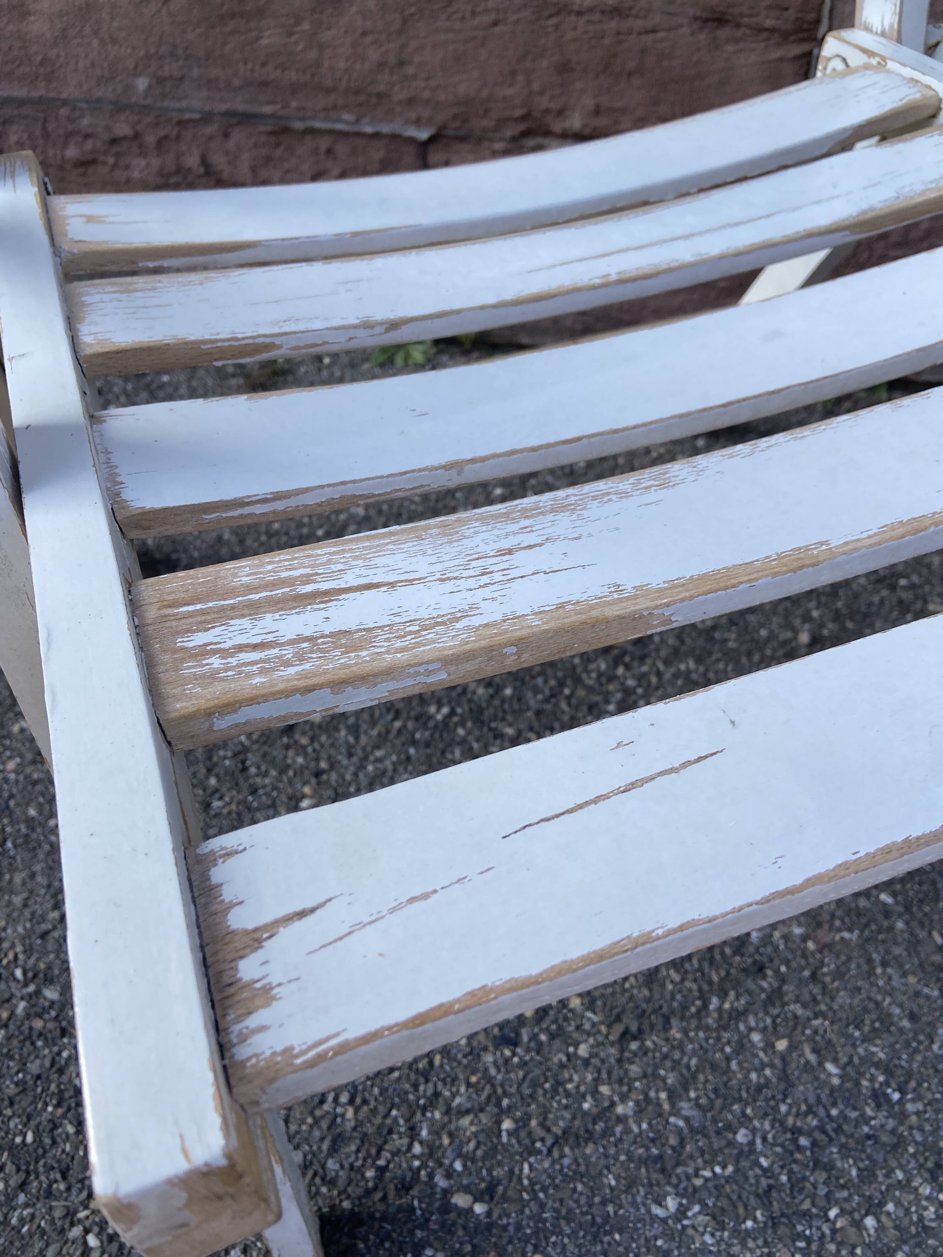 duo of folding garden armchairs brasserie cafe terrace Brasserie