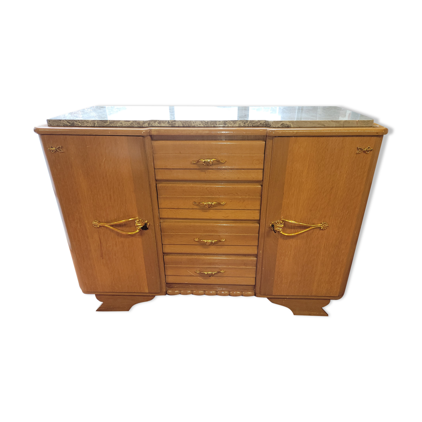 Vintage 1960s oak sideboard