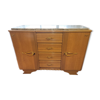 Vintage 1960s oak sideboard