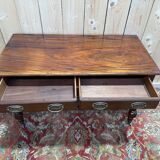Desk - English mahogany console