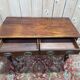 Desk - English mahogany console