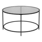 Glass coffee table - timeless and modern