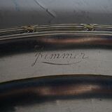 2 silverware serving dishes