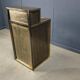 Vintage brass bar counter by Belgochrom, 1970s