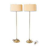Paire de lampadaires 'G-024' produits par Bergboms, Suède, années 1960.