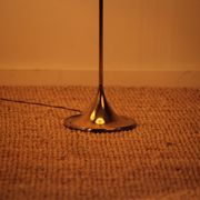 Pair of Bergboms floor lamps, G-024, brass, modern Scandinavian / mid-century style.