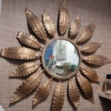 Miroir soleil à feuilles