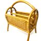 Magazine door in rattan and vintage bamboo