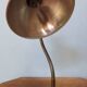 Vintage desk lamp with a swan neck from the 1950s.