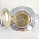 Silver metal coffee / tea service art deco 3 pieces