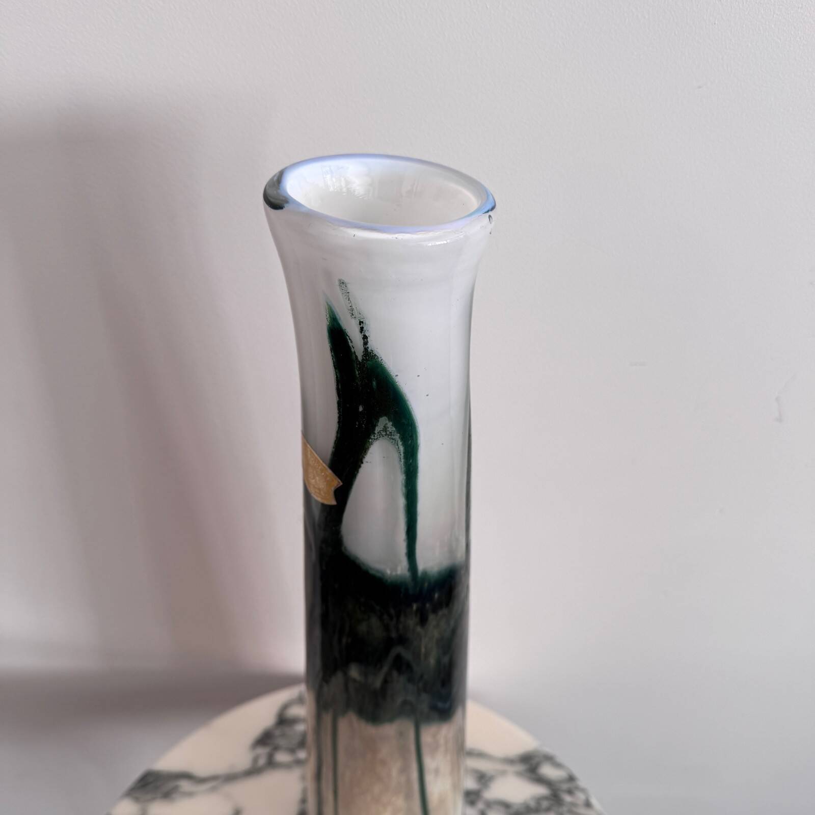 Multi-layered glass vase by Val-Saint-Lambert 20th century