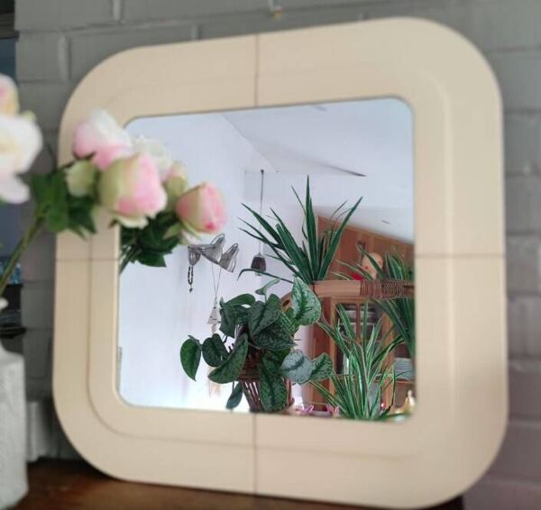 Miroir mural italien vintage par Anna Castelli Ferrieri pour Kartell