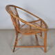 Vintage armchair basket or rattan shell 1960