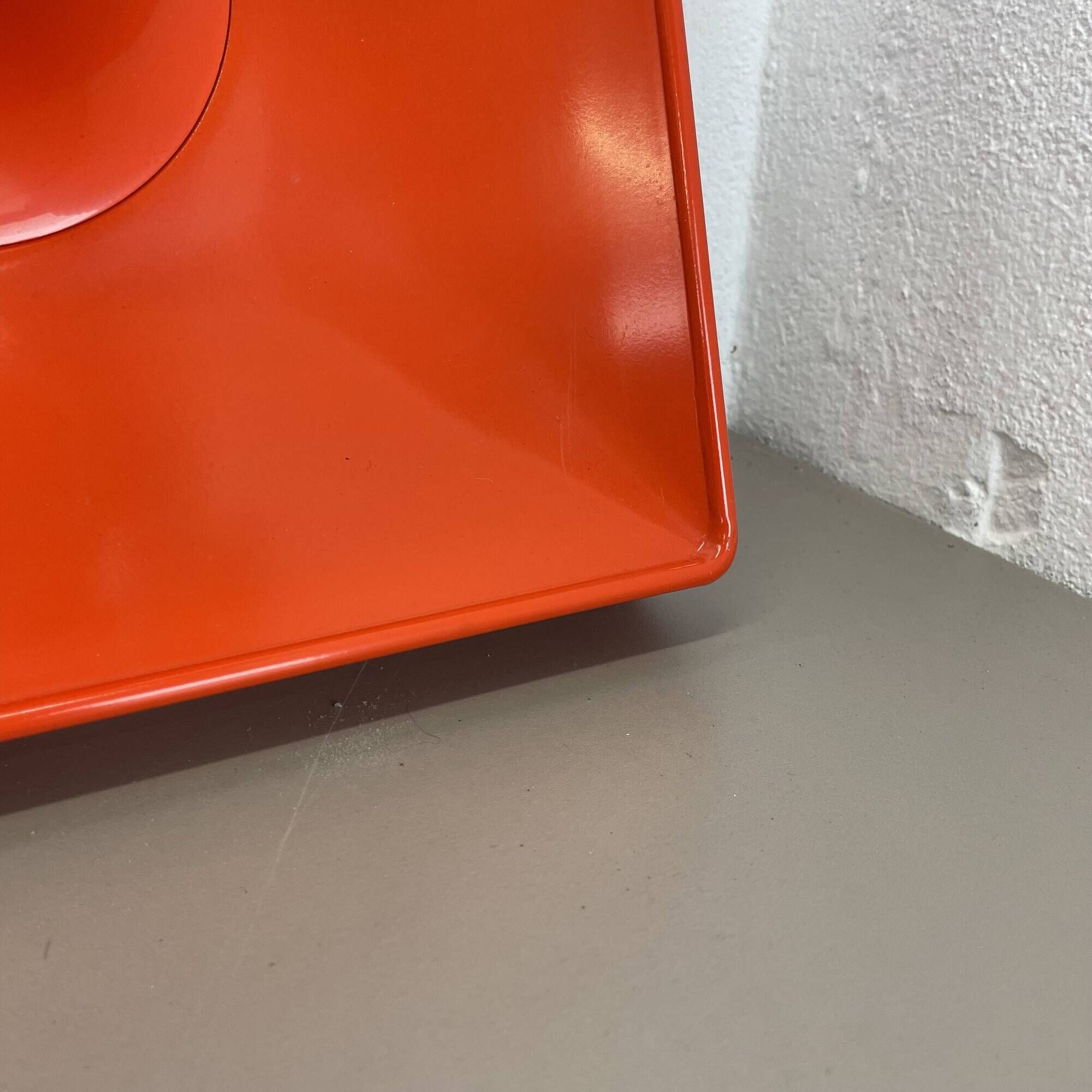 Set of 2 Cubic VERNER PANTON Style RED Wall Light by SÖLKEN Leuchten, 1970s