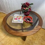 Mid Century Retro Vintage Teak Round Astro Coffee Table by GPlan 1960
