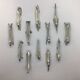 12 knife holders by Edouard Sandoz for the Goldsmith Gallia-Christofle