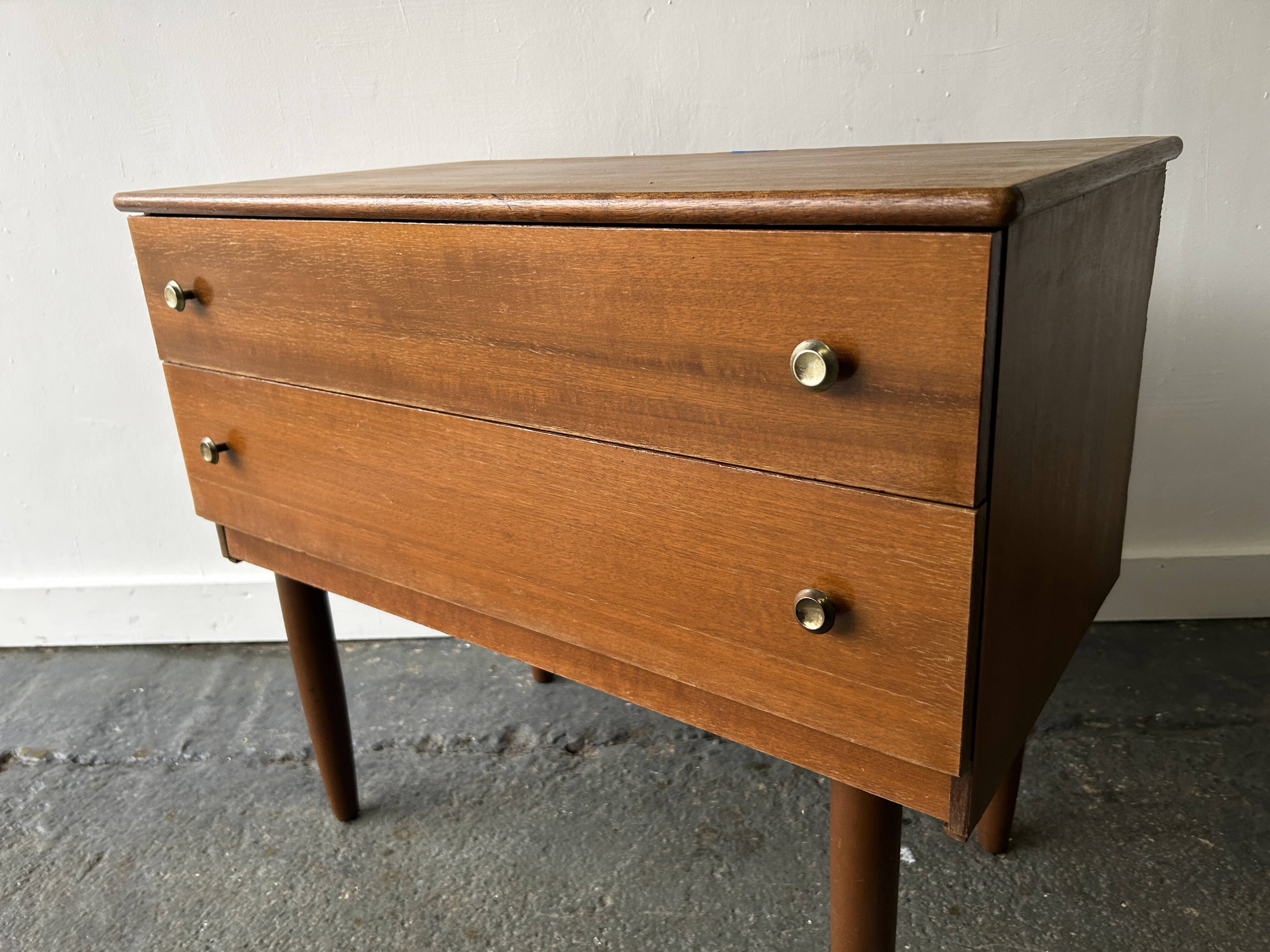 1960s Mid-Century vintage petite chest of drawers