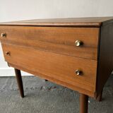 1960s Mid-Century vintage petite chest of drawers