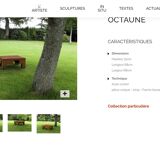 Table basse MPCEM acier Corten design vintage
