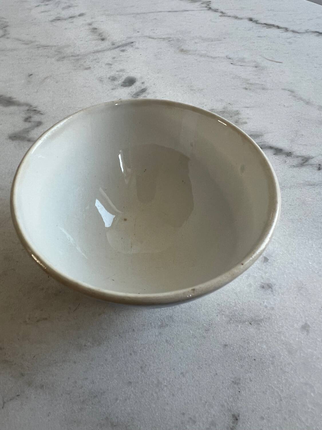 Blue flower frieze farm bowl