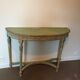 Diptyque console et miroir Louis XVI en bois
