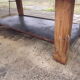 Garage established old pine table