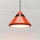 Vintage German Hanging Lamp Space Age Model 5535 by Alfred Kalthoff for Staff