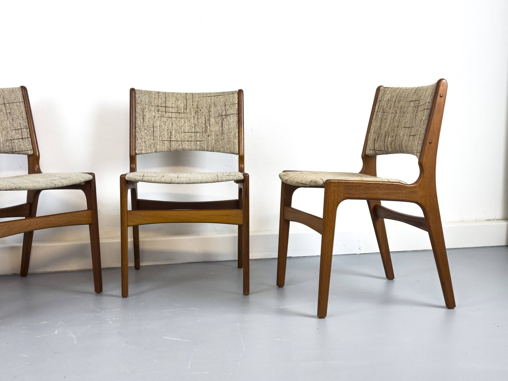 TEAK DINING CHAIRS BY ERIK BUCH FOR ANDERSTRUP MØBELFABRIK, 1960S, SET OF 4