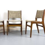 TEAK DINING CHAIRS BY ERIK BUCH FOR ANDERSTRUP MØBELFABRIK, 1960S, SET OF 4
