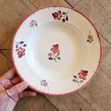 Digoin retro soup plates, Margaret