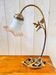 Art deco lamp brass and opaline