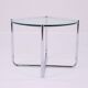 Table basse modèle MR par Ludwig Mies van der Rohe pour Knoll International, États-Unis, années 1980