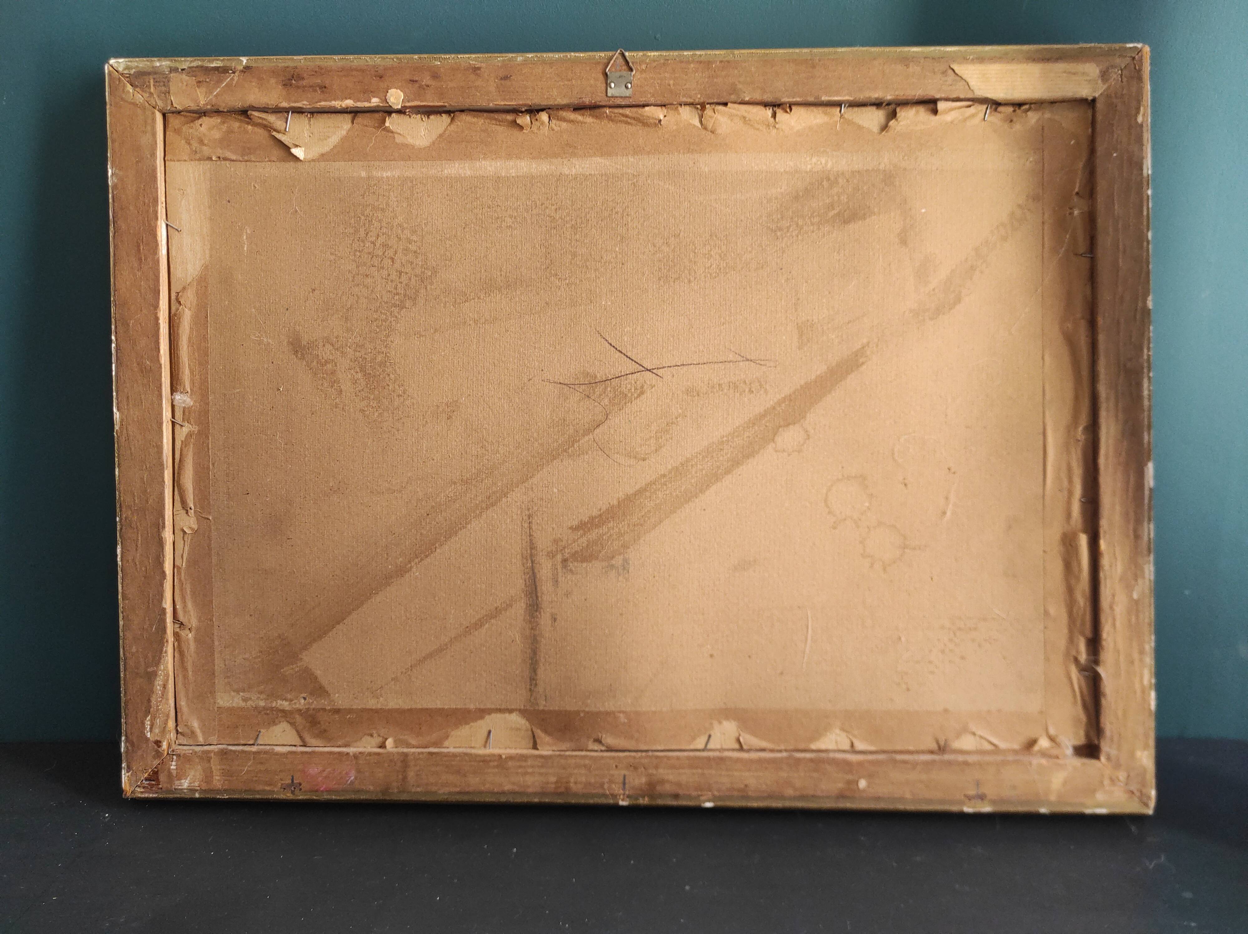 Nature morte vintage, signée Dihlmann, 1934