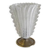 Table lamp with Murano glass shade - mid 20th century