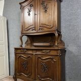 Louis XV two-body walnut sideboard circa 1850