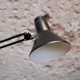 Black twist articulated lamp