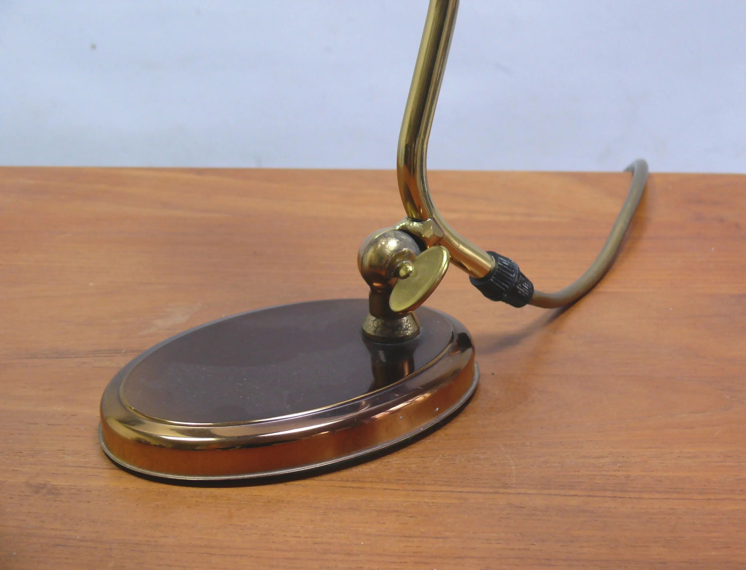 Large brass piano lamp, Pfäffle, 1960s