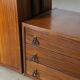 Vintage Italian bookcase in wood and metal, 1960