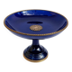 Cobalt blue porcelain cup on a pedestal, Sèvres style, late 19th century.