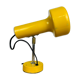 Yellow spot lamp to pose 70s