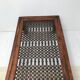 Tray coffee table decorated with a wrought iron trellis from 60-70