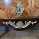 Commode de style Louis XV en marqueterie vers 1920