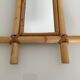 Miroir bambou vintage