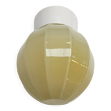 Beige Art Deco plafonnière van Thabur, 1940’s